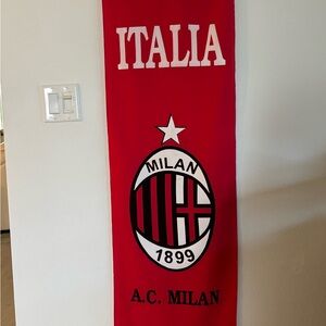 AC Milan Italia Red Banner